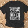 With Mechanic Car Wenn Dieser Noch Sauberist Ist T-Shirt Geschenke für alte Männer