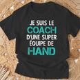 Meilleur Coach Handball Super Entraîneur Équipe De Hand T-Shirt Cadeaux pour les vieillards