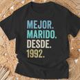 Mejor Marido Desde 1992 33 Aniversario De Boda 33 Años Camiseta unisex Regalos para ancianos