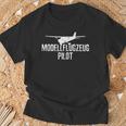 Model Aeroplane Pilot Model Flying Pilot T-Shirt Geschenke für alte Männer