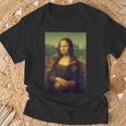 Mona Lisa Leonardo Dainci Historia Del Arte Arte Renacimiento Camiseta unisex Regalos para ancianos