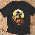 Mono Bebiendo Cerveza Bebedor De Cerveza Divertido Gorila Borracho Sim Camiseta unisex Regalos para ancianos