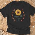 Multiple Sclerosis Awareness Sunflower Ms Warrior Support Camiseta unisex Regalos para ancianos