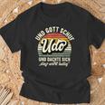 Name Udo Slogan And Gott Schuf Udo S T-Shirt Geschenke für alte Männer