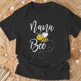 Nana Of The Bee Day Girl Hive Family Matching Birthday Sweet T-Shirt Gifts for Old Men