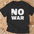 No War Peace No War No War T-Shirt Geschenke für alte Männer