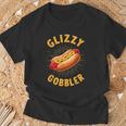 Number One Hot Glizzy Gobbler Dog Lover T-Shirt Gifts for Old Men