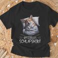 Official Sleep Corgi Dog Pyjamas T-Shirt Geschenke für alte Männer