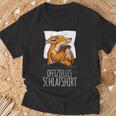 Official Sleep Fox Pyjamas Nightdress Foxes T-Shirt Geschenke für alte Männer