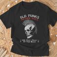 Old Punks Never Dies Punk Rock Music & Punks Camiseta unisex Regalos para ancianos