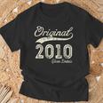 Original 2010 15 Años Cumpleaños Fabricado En 2010 Camiseta unisex Regalos para ancianos