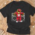 Oso Hip Hop Aniversario Graffiti Boombox De Hip Hop Camiseta unisex Regalos para ancianos