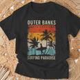 Outer Banks North Carolina Usa Surf S T-Shirt Geschenke für alte Männer