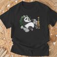 Panda Arabic Hookah Nargileh Shisha Panda Bear T-Shirt Geschenke für alte Männer