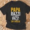 Paparazzi Say Cheese Photographer Photography Camera T-Shirt Geschenke für alte Männer