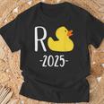 Pension 2025 With Duck For Pensioners And Retirees T-Shirt Geschenke für alte Männer