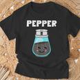 Pepper Costume Salt Pepper Matching Pair His Her T-Shirt Geschenke für alte Männer