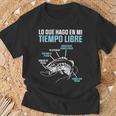 Pescador Pensar En Pesca Soñar Con Pesca Camiseta unisex Regalos para ancianos