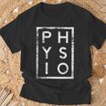 Physio Minimalism Physiotherapist T-Shirt Geschenke für alte Männer