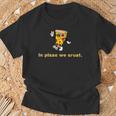 In Pizza We Crust Retro Pizza Illustration T-Shirt Geschenke für alte Männer