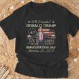 President Donald Trump Inauguration Day 2025 American Flag T-Shirt Gifts for Old Men