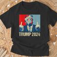 Pro Trump 2024 I'll Be Back Póster De Partidarios Republicanos Camiseta unisex Regalos para ancianos