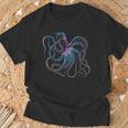 Psychedelic Octopus Octopus T-Shirt Geschenke für alte Männer