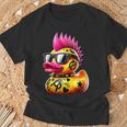 Punk Duck Duckling Punk Rocker Animal Lover T-Shirt Geschenke für alte Männer