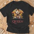 Queen Rock Music Band Logo By Rock Off T-Shirt Geschenke für alte Männer