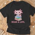 Read A Lotl Like An Axolotl Cute Books Axolotl T-Shirt Geschenke für alte Männer