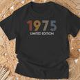 Retro 49 Yearsintage 1975 Limited Edition 49Th Birthday T-Shirt Geschenke für alte Männer