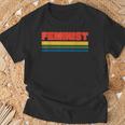 Retro Feminist 70S Style Feminism S T-Shirt Geschenke für alte Männer