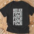 Retro Here Here Fischi Fischi Fischi T-Shirt Geschenke für alte Männer