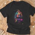 Retro Rock 'N' Roll Girl Música Rock Guitarrista Chica Camiseta unisex Regalos para ancianos