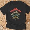 Retro Stingray Manta Ray Underwater Diving T-Shirt Geschenke für alte Männer