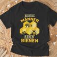 Richtige Männer Haben Biene Beekeeping Card Bee T-Shirt Geschenke für alte Männer