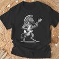 Rock N Roll Zebra Guitar Zebra Print T-Shirt Geschenke für alte Männer