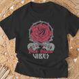 Rock Queenibes Guitarraintage Rose Rock Music Camiseta unisex Regalos para ancianos