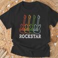 Rockstar Children'sintage Guitar Rockstar T-Shirt Geschenke für alte Männer