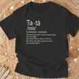 Romanian Father Tata T-Shirt Geschenke für alte Männer