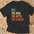 Roy The Man The Myth The Legend Name Roy T-Shirt Geschenke für alte Männer