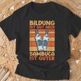 Sambuca Lustiges Alkohol Sambuca T-Shirt Geschenke für alte Männer