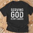 Cardio Gifts, Serving God Shirts