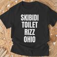 Skibidi Toilette Rizz Ohio T-Shirt Geschenke für alte Männer