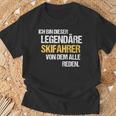 Skier Legend Ski Alpine T-Shirt Geschenke für alte Männer