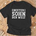 Sohnon Eltern Für Den Besten Sohn Der Welt German Langu T-Shirt Geschenke für alte Männer