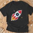 Solana Rocket To The Moon T-Shirt Geschenke für alte Männer