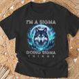 Soy Un Sigma Haciendo Sigma Cosas Alfa Lobo Hombre Hombres Camiseta unisex Regalos para ancianos
