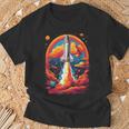 Space Travel With Space Shuttle Rocket Astronaut Dream T-Shirt Geschenke für alte Männer