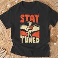 Stay Tuned Mountain Goat Banjo Music Bluegrass T-Shirt Geschenke für alte Männer